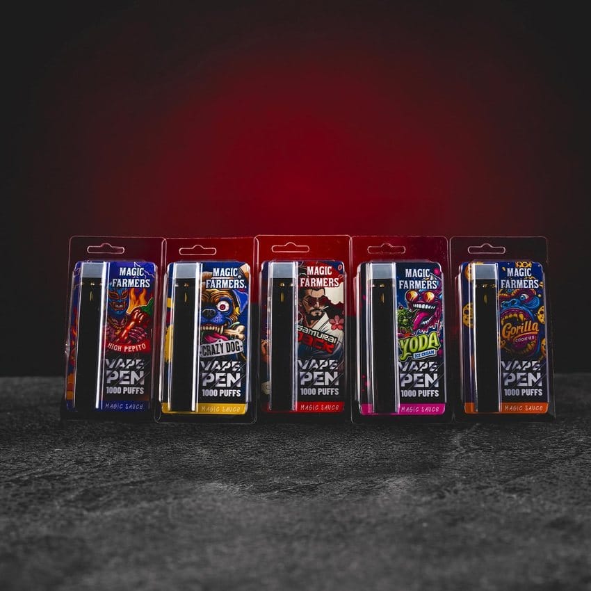 Prémium Magic Sauce together vape toll a klasszikus e-liquid receptekből inspirálva maximálisan aromás és kiegyensúlyozott vapélményhez. magic farmers magic sauce vape pen egyszer használatos vaporizér 1000 puffs kratomworld eladás