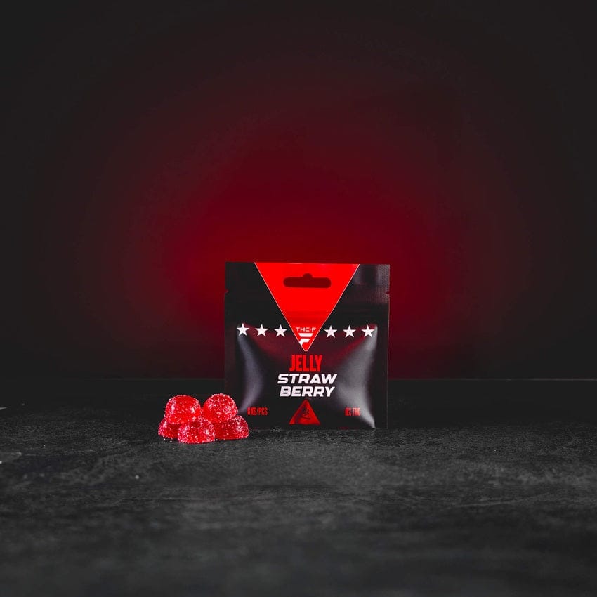 THF Jelly Strawberry – édes eper ízű zselé stresszoldásra és lágy eufóriára.